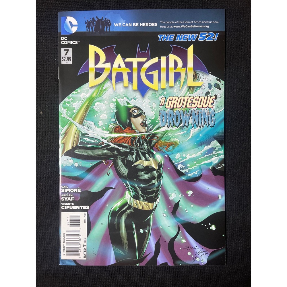 Batgirl 7 The New 52 A Grotesque Drowning DC Comics May 2012